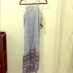 Knox Rose blue hi-low dress